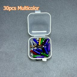 30-500pcs Bicycle Cable End Caps Aluminum Alloy Bike Brake Shifter Cable Tips Wire End Cap Multiple Colors Bike Line Core Caps