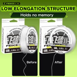 ZUKIBO Brand FEIKE Ⅱ White Ultra Thinner Braided Fishing Line 1000M 500M 300M 100M Super Soft Strong Multifilament PE Line Carp