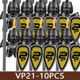 Medieval Castle Soldier Figures Building Blocks Military Army Knight Roman Warrior Infantry Militia Orc Accessories Bricks Toys