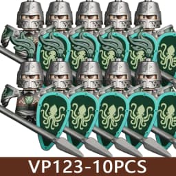 Medieval Castle Soldier Figures Building Blocks Military Army Knight Roman Warrior Infantry Militia Orc Accessories Bricks Toys
