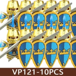 Medieval Castle Soldier Figures Building Blocks Military Army Knight Roman Warrior Infantry Militia Orc Accessories Bricks Toys