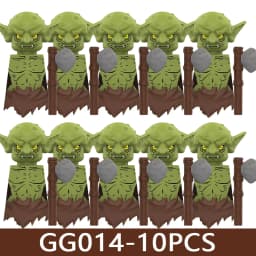 Medieval Castle Soldier Figures Building Blocks Military Army Knight Roman Warrior Infantry Militia Orc Accessories Bricks Toys