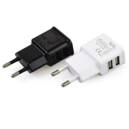 5V 1A Dual USB Charger EU Plug Portable Travel Power Adapter Fast Charging Universal For iPhone Android Smartphone