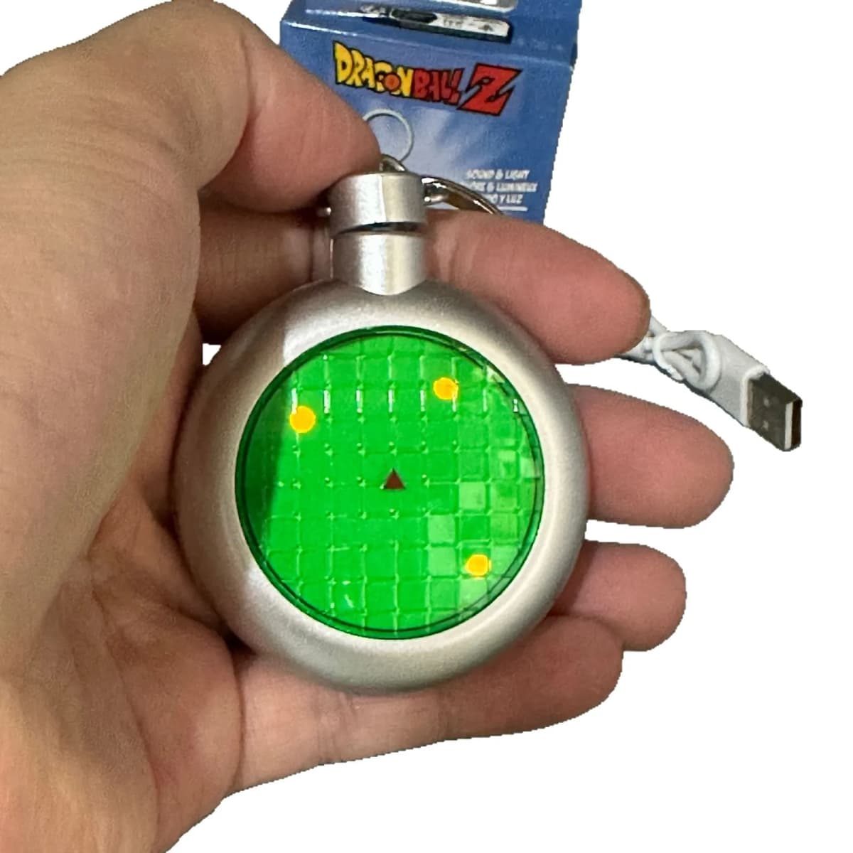 Dragon Ball Radar Keychain Rechargeable With Sound And Light Feature Backpack Ornament Collectible Keychain Gift For Fans