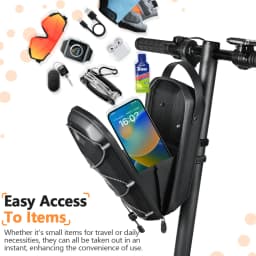NEWBOLER 3L/5L Electric Scooter EVA Hard Shell Hanging Bag Headband Folding Electric Bicycle Quick Release Electric Scooter Bag