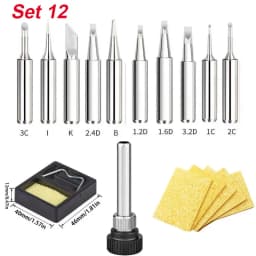 900M-T Series Welding Tips Lead-Free Welding Solder Tip Pure Copper Soldering Iron Head Welding Soldering Accessories