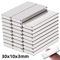 30x10x3mm Magnet Permanent Magnetic Imanes Block Powerful Magnets Refrigerator Magnets DIY Office Whiteboard Workshop