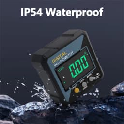 Woodworking Tools 4-sided Magnetic Dual Laser Inclinometer Digital Angle Measuring Instrument with Tilt Measurement Laser Level