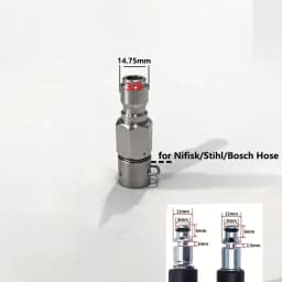 3/8inch Pressure Washer Adapter External Thread Convert 3/8 Female Quick Connector Male Quick Plug for Karcher/Lavor/Bosch Hose
