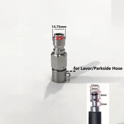 3/8inch Pressure Washer Adapter External Thread Convert 3/8 Female Quick Connector Male Quick Plug for Karcher/Lavor/Bosch Hose
