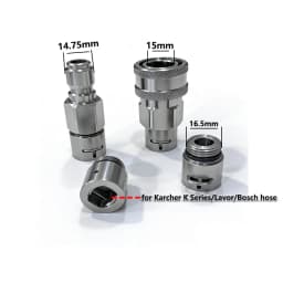 3/8inch Pressure Washer Adapter External Thread Convert 3/8 Female Quick Connector Male Quick Plug for Karcher/Lavor/Bosch Hose