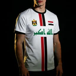 Iraq Style Printed Jerseys Men's And Women's Summer Street Short-sleeved Tee Sports Breathable Quick-drying Football T-shirts