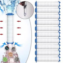 10PC Shower Head Water Filter Replacement Cartridge 24x115mm For Bathroom Shower Water Cleaner Tool Water Purification Cartridge
