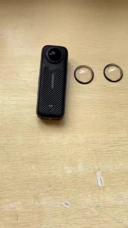 Lens Protector Cap for Insta360 X4 Air Premium Glass Lens Guards Scratch Proof Tempered Glass Camera Accessories
