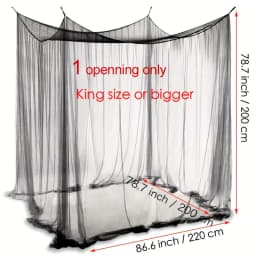 Large White Outdoor Camping Mosquito Net - Insect-Proof, Protective, Breathable, and Portable Bedroom, Hammock, and Tent Use