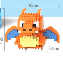 building block toys are luxurious children's toy models, suitable for educational DIY games for boys and girls, cartoon anime