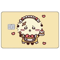 Kawaii Chiikawas Credit Card Skin Sticker Cute Cartoon Stickers for VISA JCB Mastercard and Other IC Bank Card Decorations