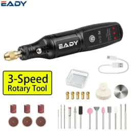 EADY 102PCS Cordless Mini Rotary Tool Kit, USB Rechargeable, for Engraving, Polishing, Sanding, DIY Crafts, Jewelry Making