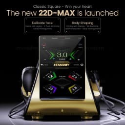 22D-MAX Professional Face & Body Shaping Machine, Non-Invasive Skin Tightening Anti-Aging Beauty Equipment, 13.3 HD Touch Screen