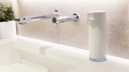 LAOPAO Stainless Steel Automatic Soap Dispenser with LED Lighting Contact Kitchen and Bathroom Hygienic Soap Dispenser
