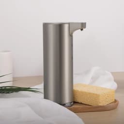 LAOPAO Stainless Steel Automatic Soap Dispenser with LED Lighting Contact Kitchen and Bathroom Hygienic Soap Dispenser