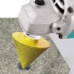 M10/M14 38/50mm Thread Diamond Beveling Chamfer Bit Cone Punching Expanding Drill Bit Grinding Wheel Carve Polishing