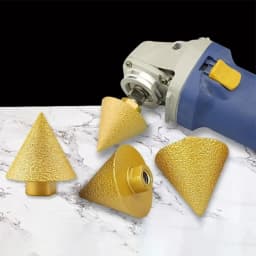 M10/M14 38/50mm Thread Diamond Beveling Chamfer Bit Cone Punching Expanding Drill Bit Grinding Wheel Carve Polishing