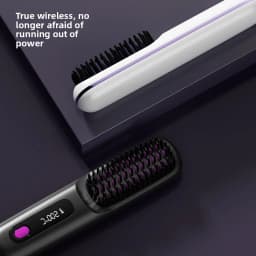 New Cross Border Wireless Straightening Comb, Negative Ion Straightening Comb, Wireless Straight Roll Portable Straightening Cur