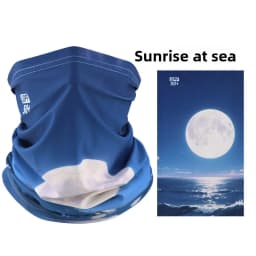 Sun Protection Face Mask, Cycling Sun Protection Neck Gaiter, Unisex Fishing Ice Silk Magic Headscarf, Summer Thin Neck Scarf