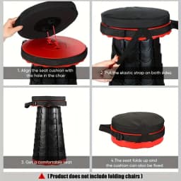 Extendable Stool Seat Cushions, Travel Cushions, Oxford Cloth Cushions, Sponge Cushions (Excluding Folding Stools)