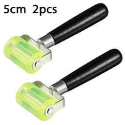 3/5cm Width Rubber Seam Roller for Wallpaper Car Sound Deadener Application Sticky Mural Pressure Rolling Wheel