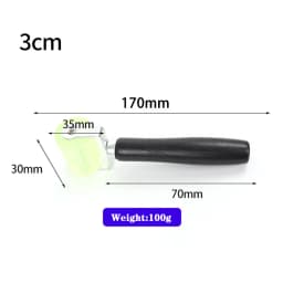 3/5cm Width Rubber Seam Roller for Wallpaper Car Sound Deadener Application Sticky Mural Pressure Rolling Wheel