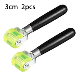 3/5cm Width Rubber Seam Roller for Wallpaper Car Sound Deadener Application Sticky Mural Pressure Rolling Wheel