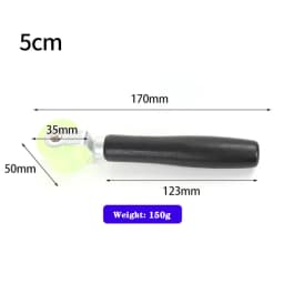 3/5cm Width Rubber Seam Roller for Wallpaper Car Sound Deadener Application Sticky Mural Pressure Rolling Wheel