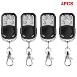 4Button 433MHz Universal Metal Push Button Remote Control Transmitter ABCD / Lock Unlock 4 Buttons Garage Door Opener Remote