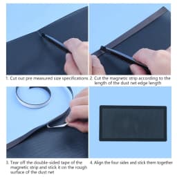 Dust Filter For Computer Cooler Fan Anti Dust Net Cover Dust Filter Mesh Net Magnetic Frame PC Chassis Cooling Fan Dust Filter