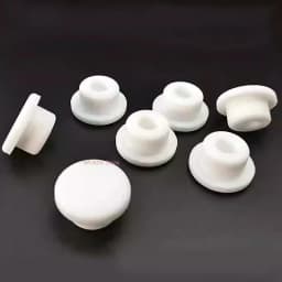 White Round Silicone Rubber Plug Rubber Seal Hole Plugs Cover Hollow Blanking End Cap Dust Stopper 6.8mm~68.6mm Size