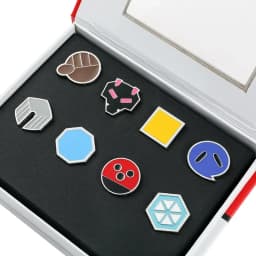 Gym Badges Box Set Kanto Johto Hoenn Sinnoh Unova Kalos Orange Islands Pins Brooches Collectible Toys for Gift