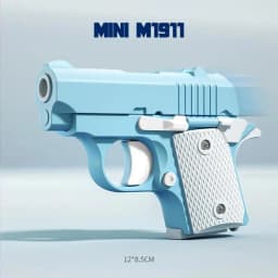 New Arrival Stress Relief ABS Plastic Mini 1911 3D Printed Gravity Fidget Gun Pistol Toy Gift Promotion Toy For Boys