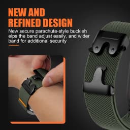 Nylon Parachute Strap For Apple Watch ultra 4 3 band 49mm 44mm 46mm 42 40 45mm 41 Elastic Bracelet Correa IWatch 12 11 10 9 8 SE