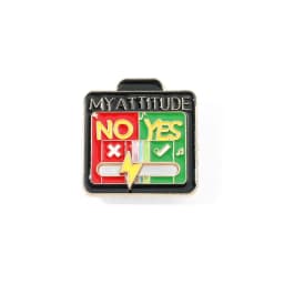 Mood Expression Pins for Women Men My Social Battery Brooches on Clothes Funny Alloy Badge Gifts
