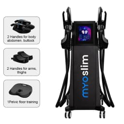 Nova MYOslim Neo 6500W High Power 4 RF Handles Hi-emt Body Sculpt EMS Body Muscle Stimulate Machine Slimming Beauty Equipment