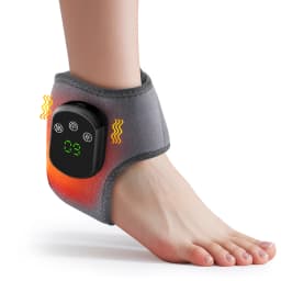 Electric Ankle Wrist Massager 5-Level Infrared Hot Compress 3 Vibration Physiotherapy Modes Fits Left/Right Ankle Hand