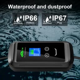 GOODCELL Type 2 EV Charger 3.6KW 16A 1P APP Smart Control IP66 5/10M Cable EU Schuko Plug 220V For Type2 EV Car Charger