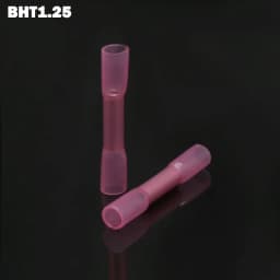 10/100Pcs Heat Shrinkable Cable Terminal Tube BHT0.5 BHT1.25 BHT2 BHT5 AWG22-10 Waterproof Butt Crimp Copper Insulated Connector