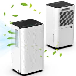 OYAJIA 12L Dehumidifier For Mould and Moisture Extraction Quiet 36dB with Wheels