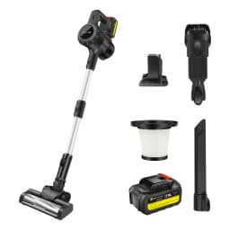 BRIEFNESS Cordless Vacuum 6 in 1, 130K RPM 45KPA for Carpet and Floor, 30/60 Min Runtime, LED Display, 2 Battery for Pet Hair
