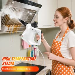 Handheld Steam Cleaner, 1000W, Cleaning Accessory Kit, 450ml, Suitable for cleaning cars, sofas, floors, and bathrooms