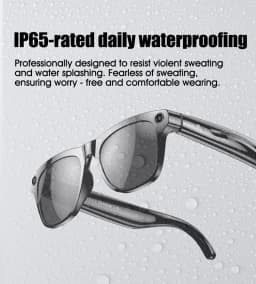 4K HD AI Smart Glasses Men 800W Pixel Camera Bluetooth Call 4GB WIFI Transmission Voice Assistant Smart Glasses 2026 New