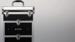 Professional Large Cosmetic Trolley with Locks Rolling Makeup Train Case with Drawers Cosmetics Storage Organizer Make up Case